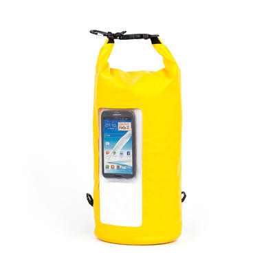 Floating waterproof dry bag with visual window and phone pocket R198G